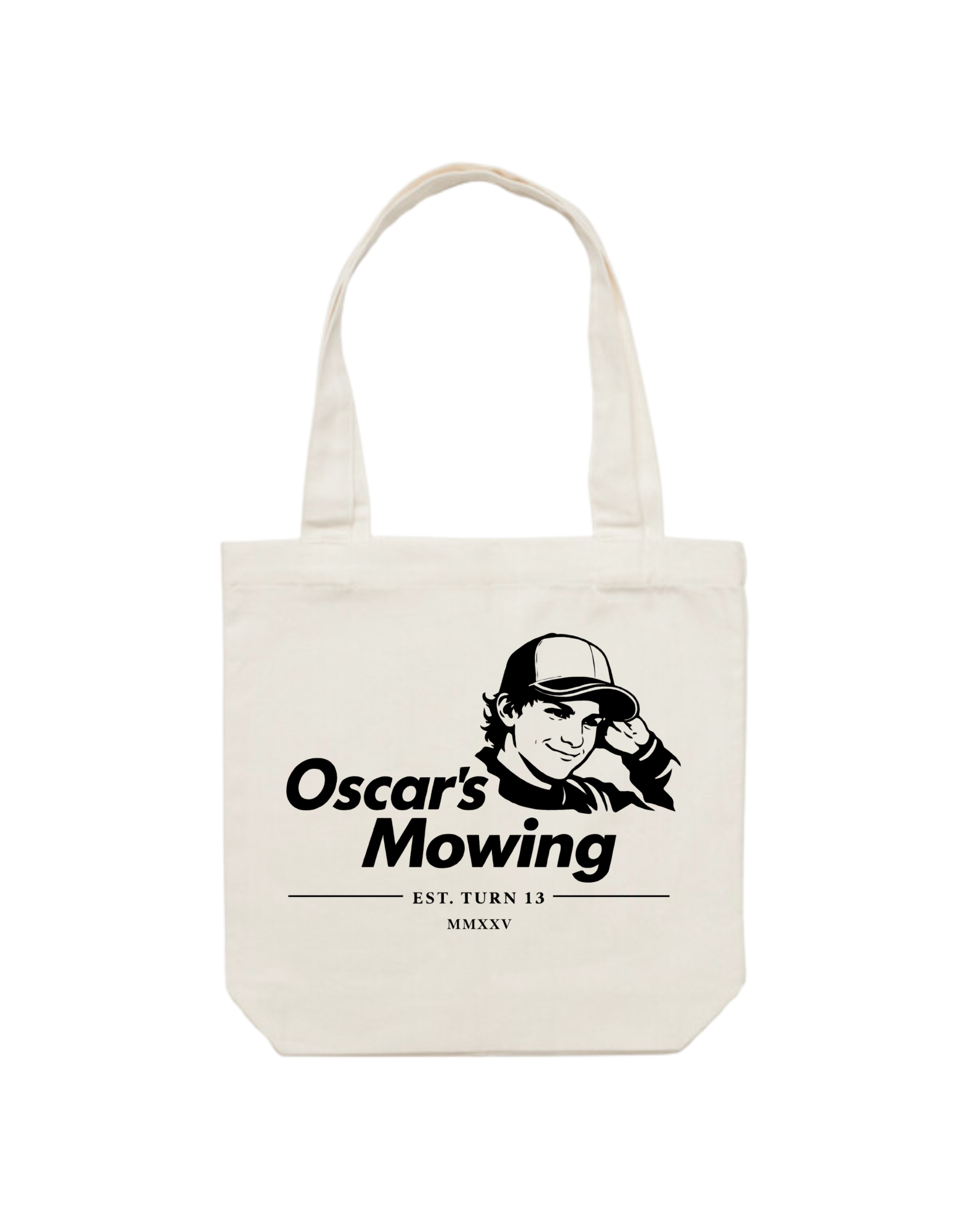 Oscar’s Mowing Tote (Cream)